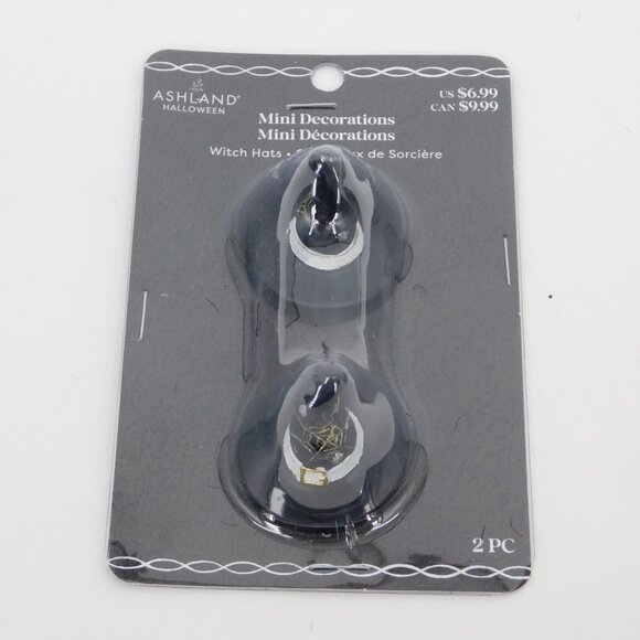 3 Packages Ashland Halloween Mini Decorations Witch Legs Hats Twig Brooms New - Picture 2 of 9